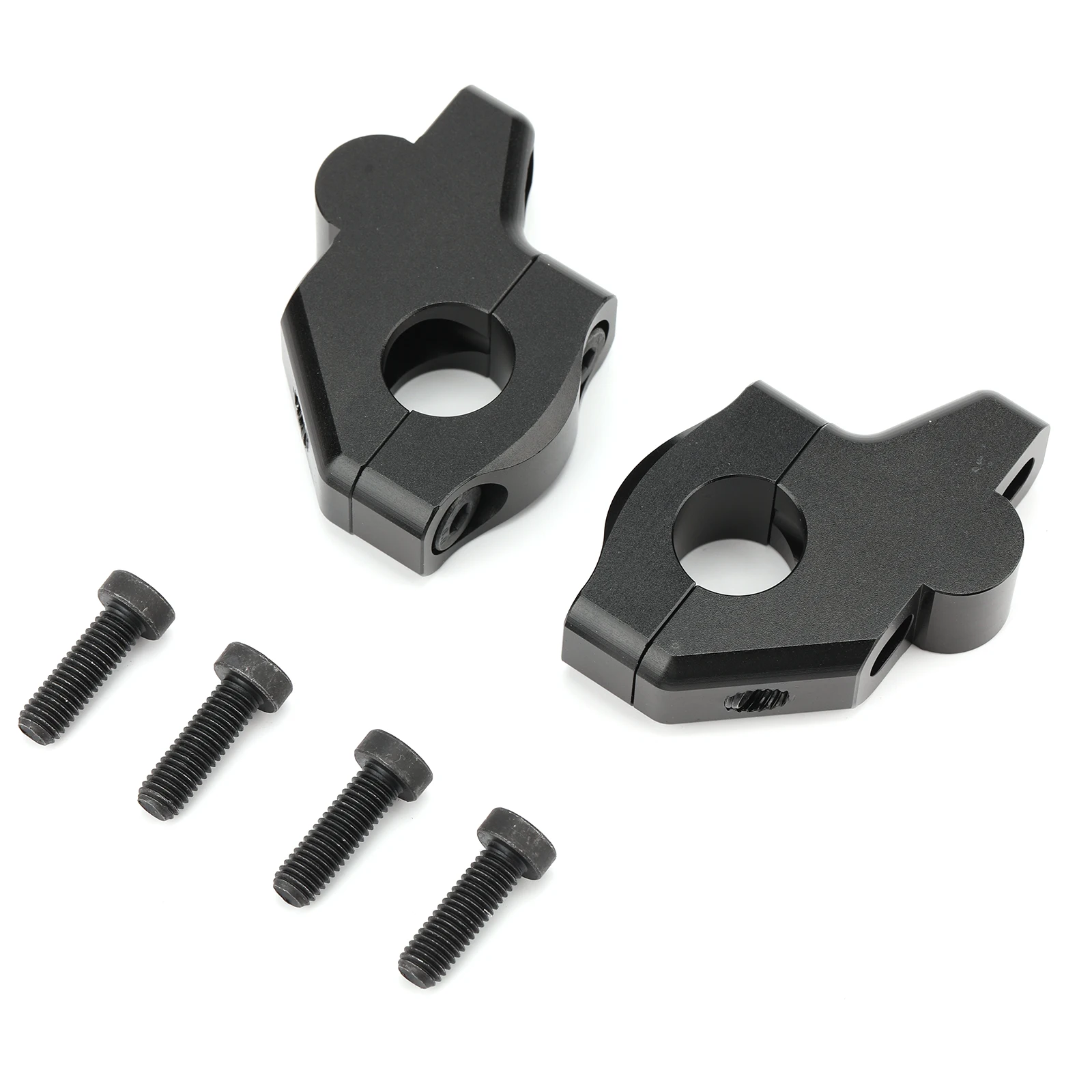 22mm 7/8" Brand-New Black Handle Bar Mount Risers Offset Extend Raised For Honda NC750X Bajaj Dominar 400
