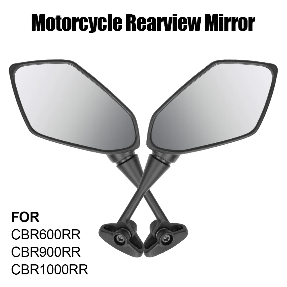 2Pcs/Pair Motorcycle Rearview Mirror For HONDA CBR600RR 2003 -2011 CBR900 1998-2003 CBR1000RR 2004-2007 Reflector Side Mirrors