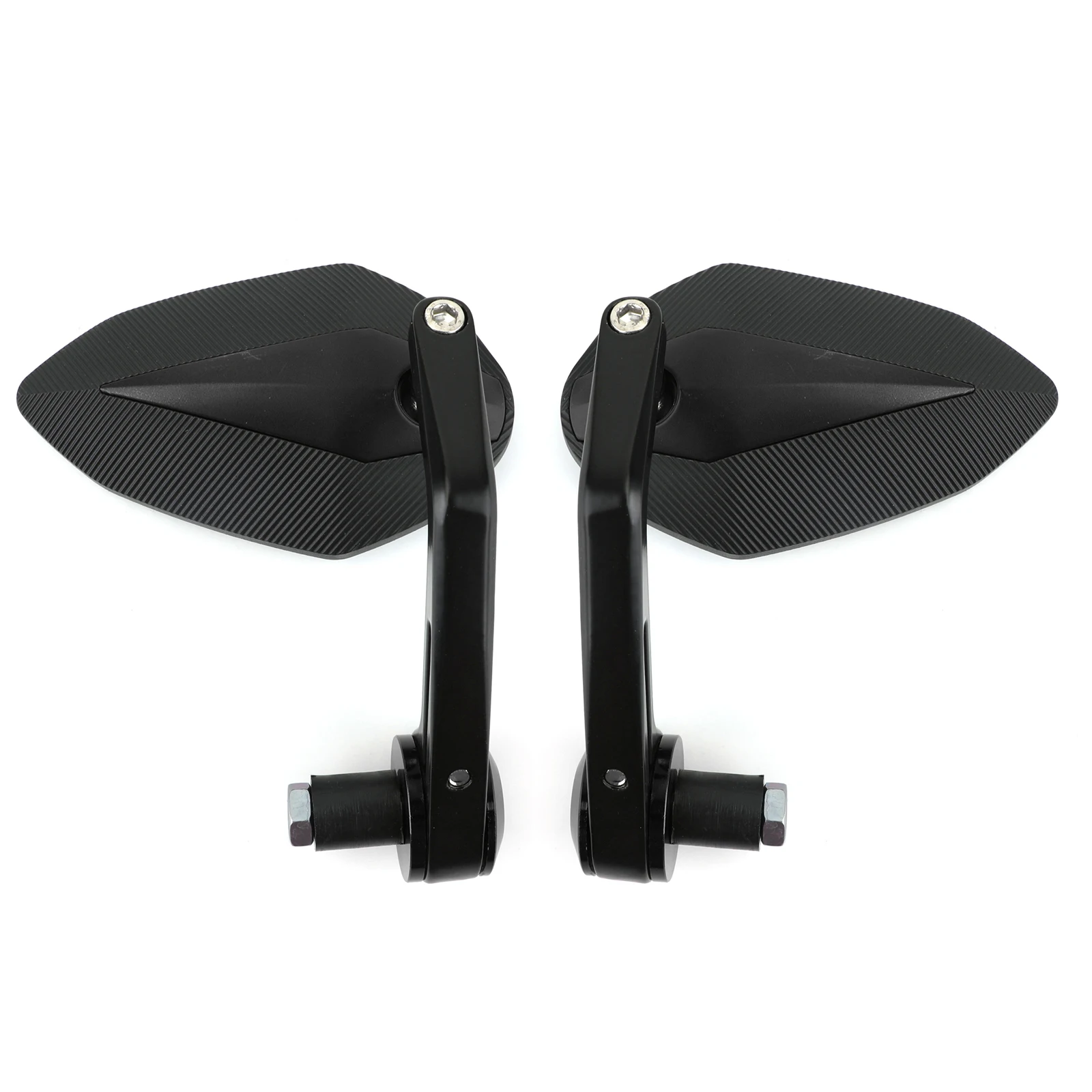Artudarech 7/8" 22mm Motorcycle Handle Bar End Mirrors Aluminum Sportbike Street Fighter for Honda CBR650R for Yamaha for Suzuki