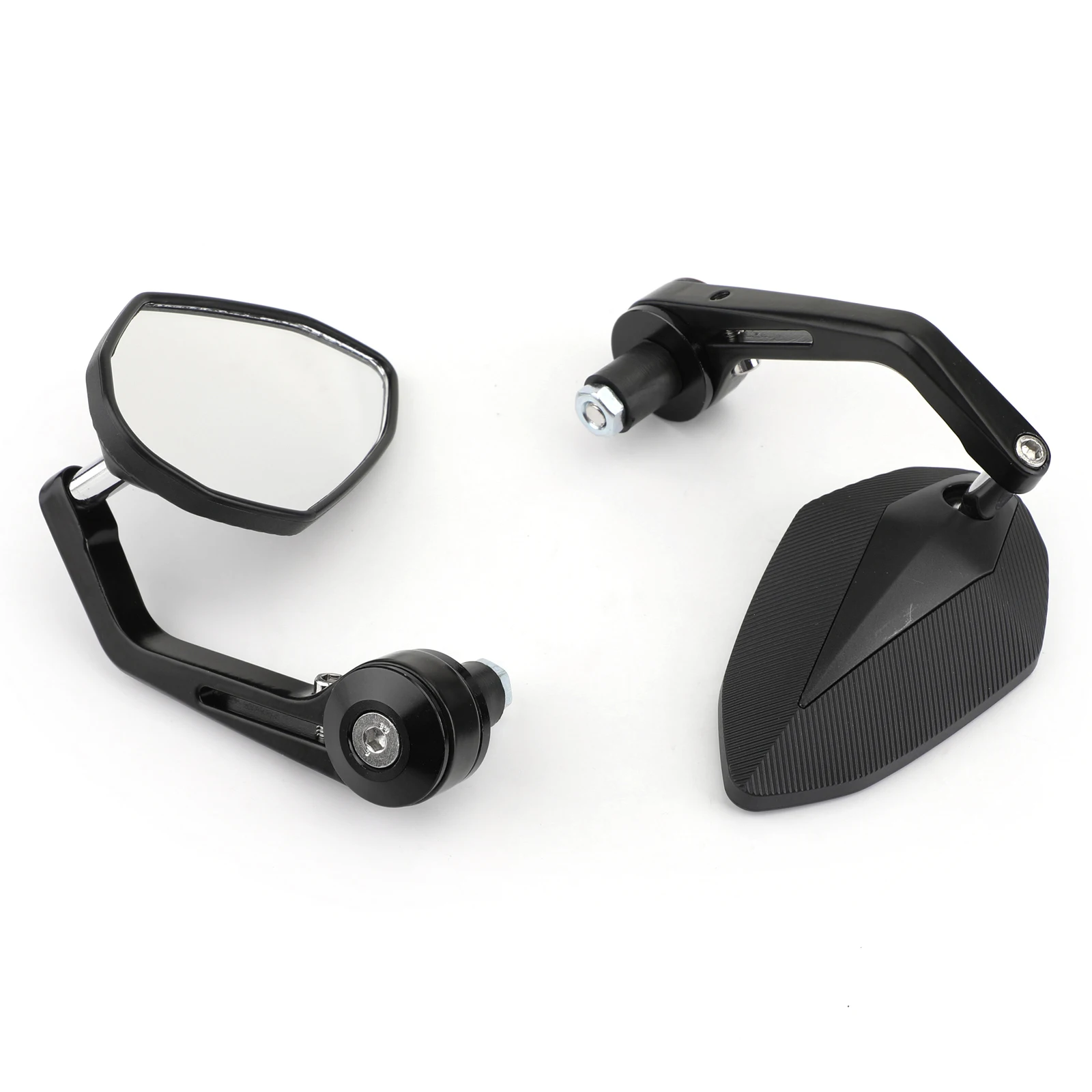Artudarech 7/8" 22mm Motorcycle Handle Bar End Mirrors Aluminum Sportbike Street Fighter for Honda CBR650R for Yamaha for Suzuki