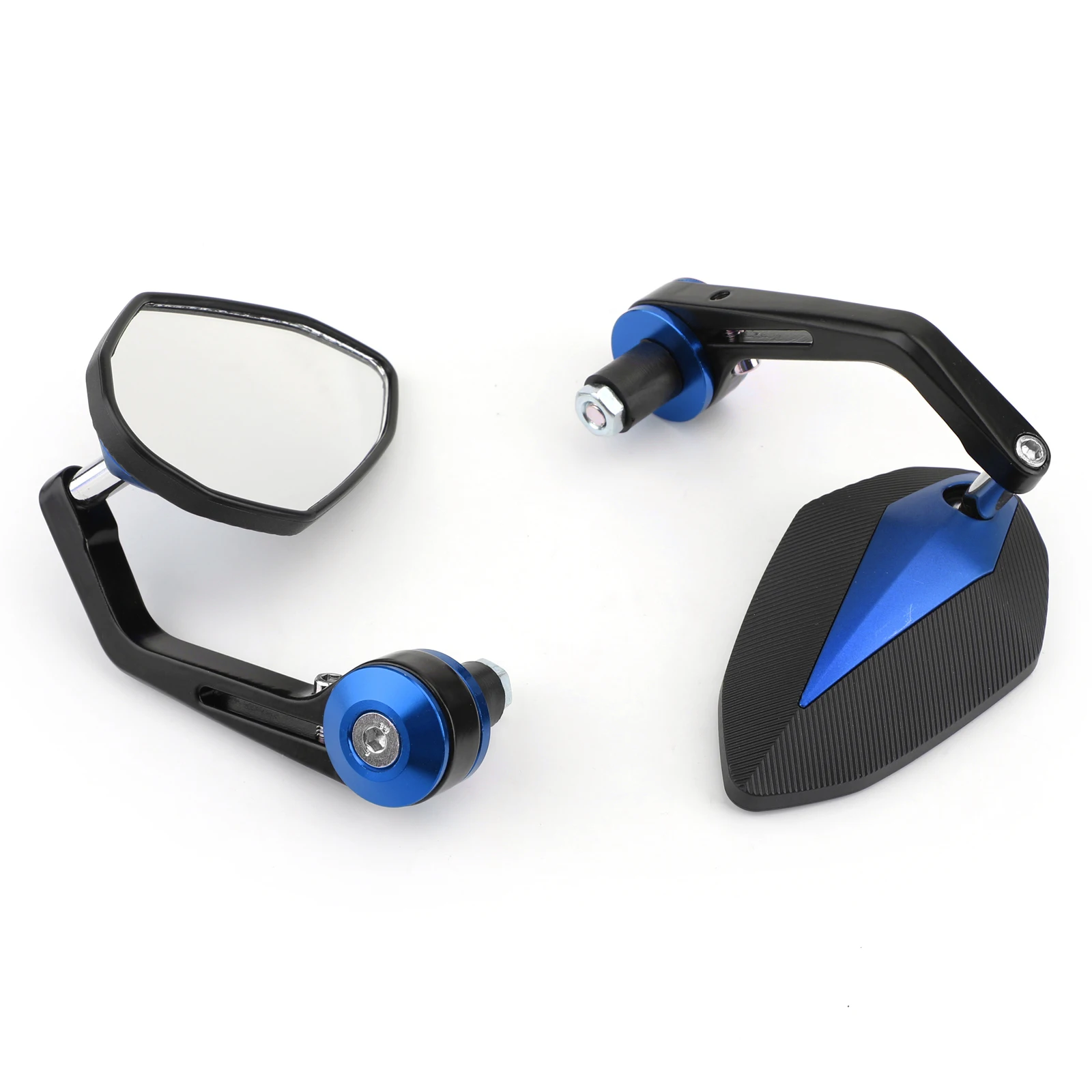 Artudarech 7/8" 22mm Motorcycle Handle Bar End Mirrors Aluminum Sportbike Street Fighter for Honda CBR650R for Yamaha for Suzuki