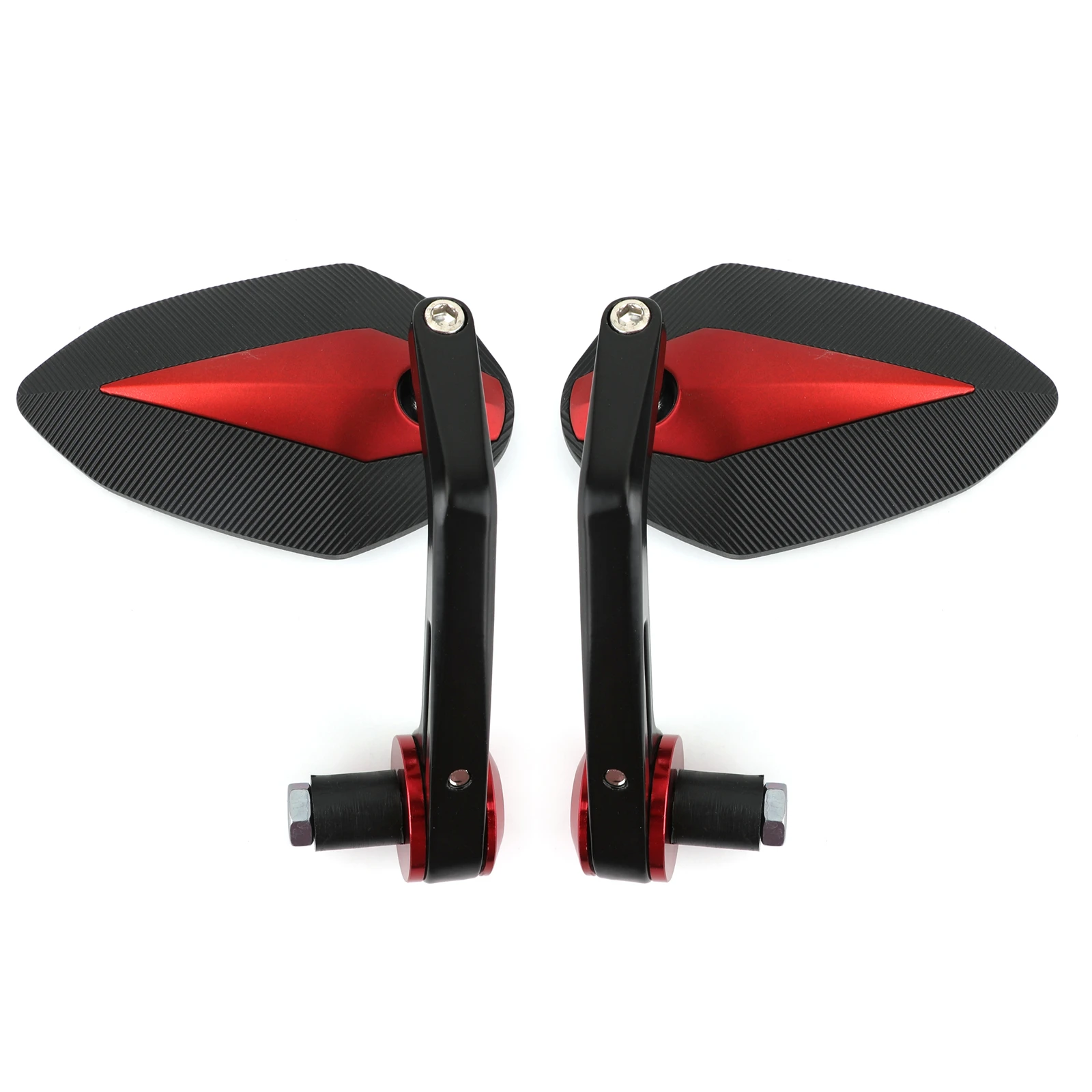 Artudarech 7/8" 22mm Motorcycle Handle Bar End Mirrors Aluminum Sportbike Street Fighter for Honda CBR650R for Yamaha for Suzuki