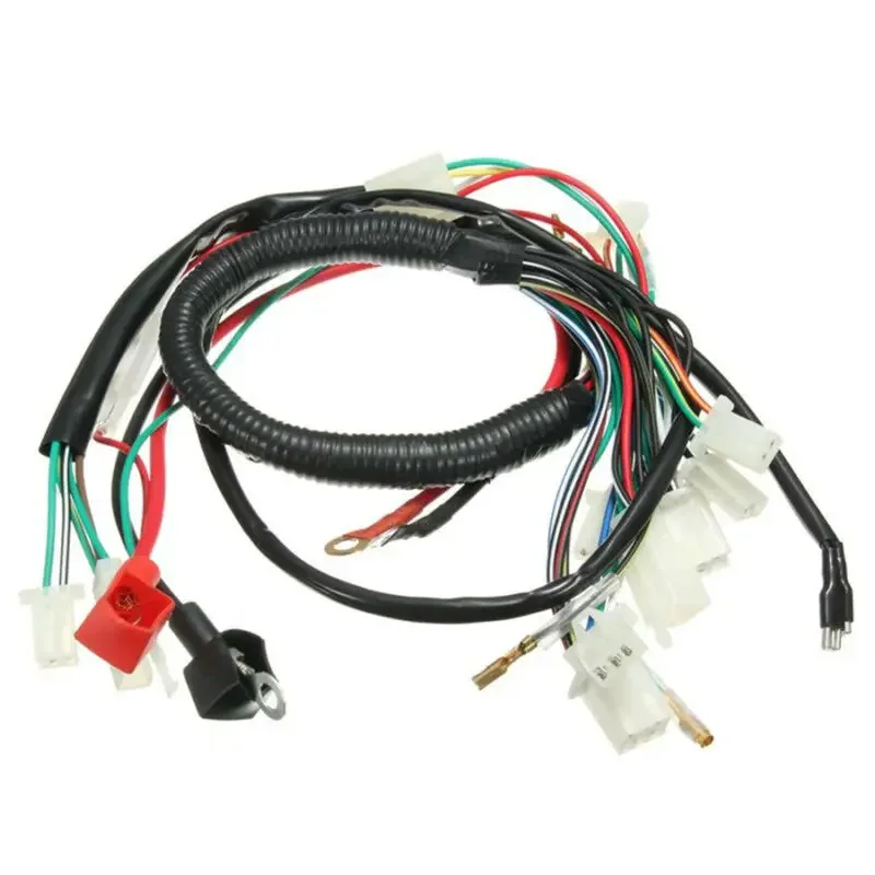 For Most Chinese ATV UTV Quad 4 Wheeler 50cc 70cc 90cc 110cc 125cc Universal Motorcycle Electric Wiring Harness Accessories NEW