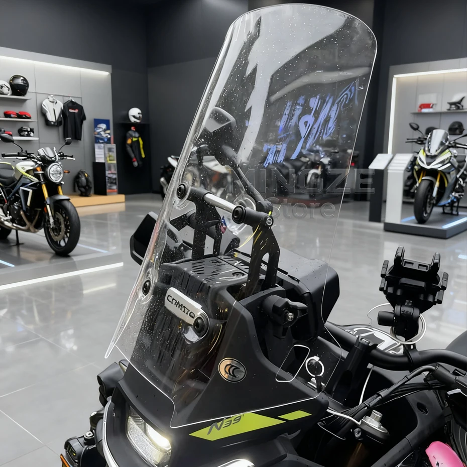 For CFMOTO CF450MT MT450 Windscreen Front Windscreen Windshield 450 MT Raised Windshield for cf moto 450MT Accessories