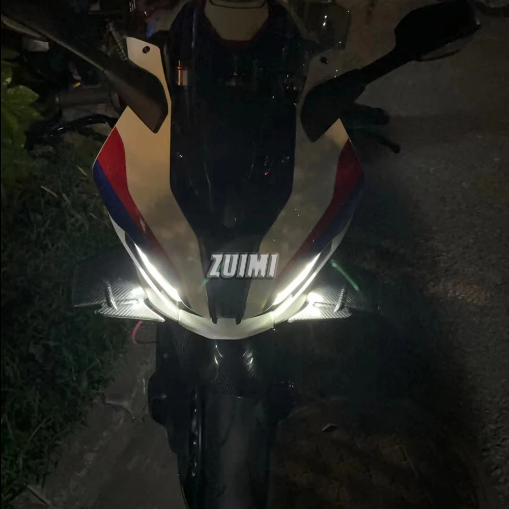 For BMW S1000RR M1000RR 2019 2020 2021 2022 Fairing front lip Forward air Lip Cover Fairing For Reduce Wind Resistance