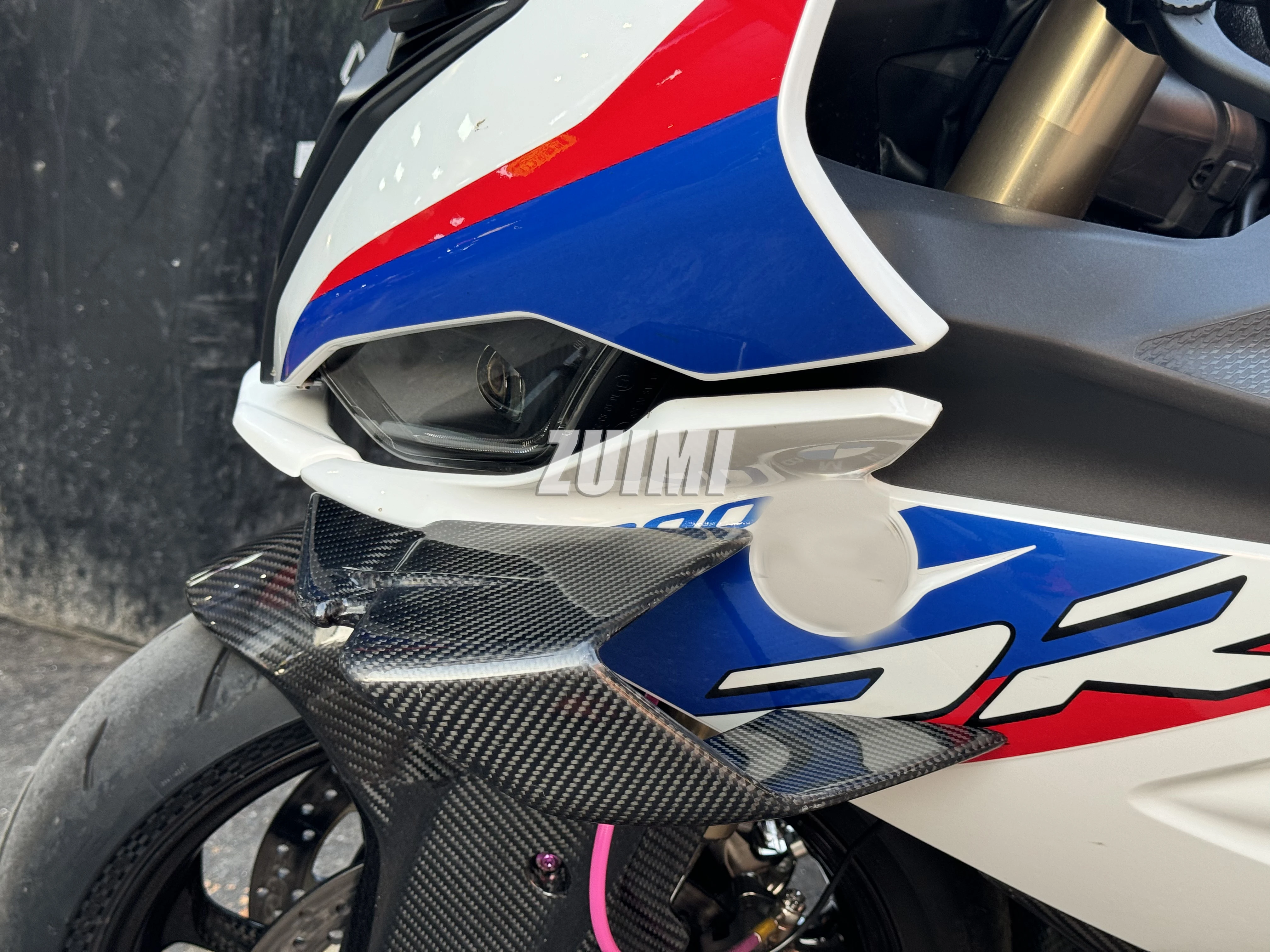 For BMW S1000RR M1000RR 2019 2020 2021 2022 Fairing front lip Forward air Lip Cover Fairing For Reduce Wind Resistance