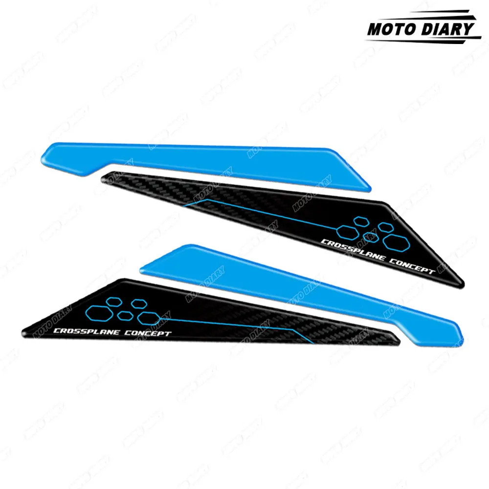 3D Resin Motorcycle Sticker Set Tail Section Decals Waterproof For MT-07 MT 07 MT07 2025