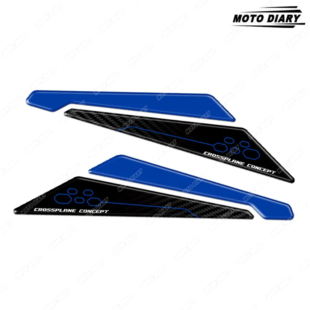3D Resin Motorcycle Sticker Set Tail Section Decals Waterproof For MT-07 MT 07 MT07 2025