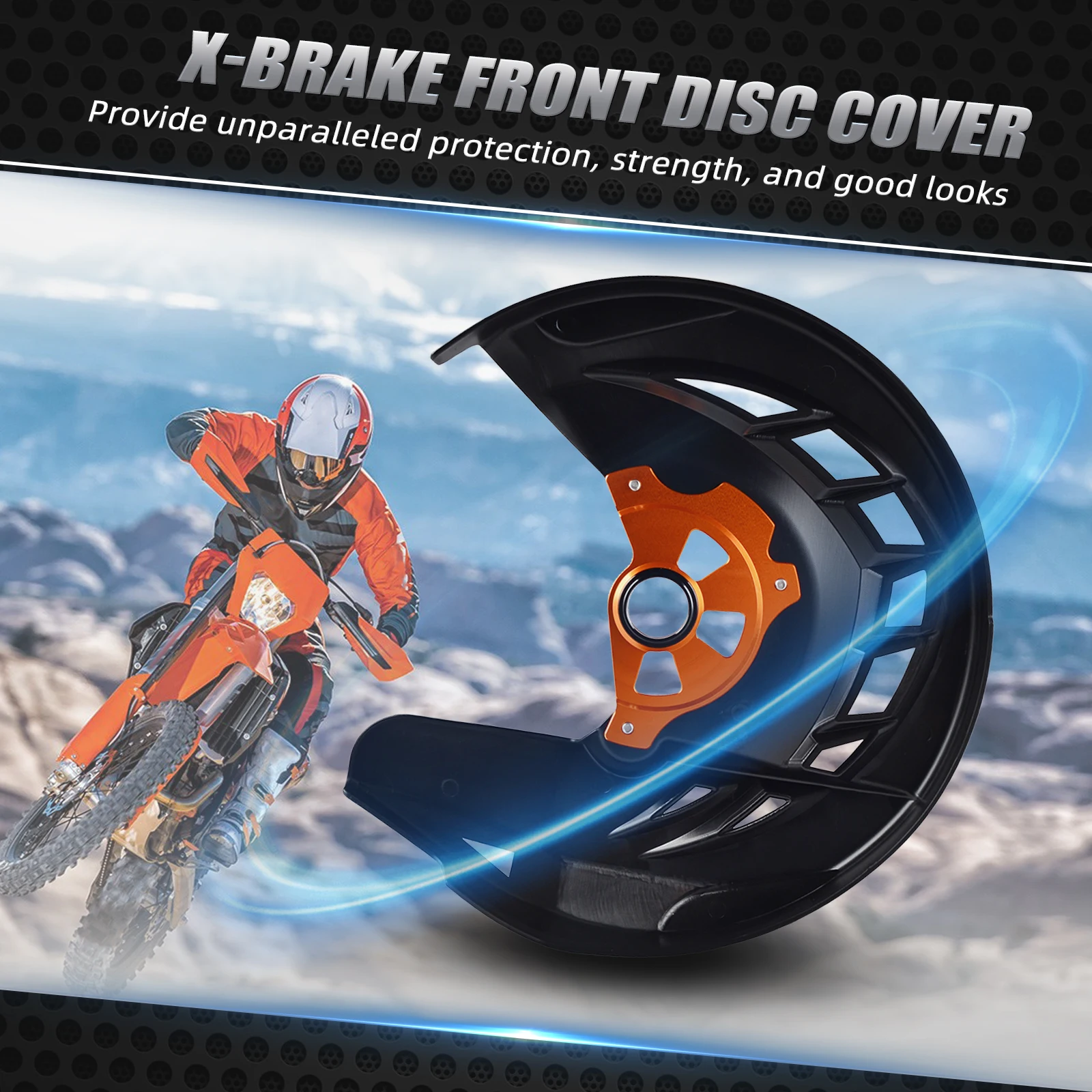 For GasGas EC 300 EC 250 ECF 350 MC 125 MC250F EXF 350 450 2021-2025 Front Brake Disc Guard For KTM EXC 300 For Husqvarna TE 300