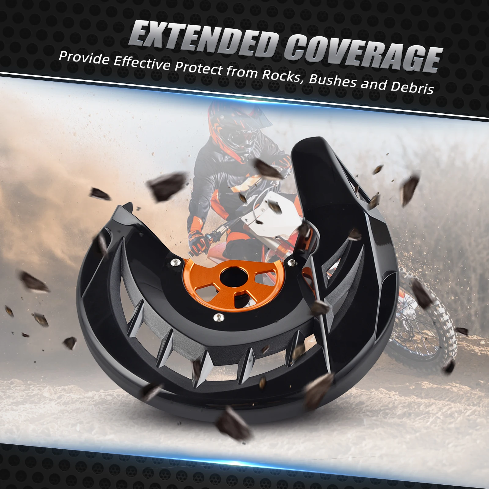 For GasGas EC 300 EC 250 ECF 350 MC 125 MC250F EXF 350 450 2021-2025 Front Brake Disc Guard For KTM EXC 300 For Husqvarna TE 300