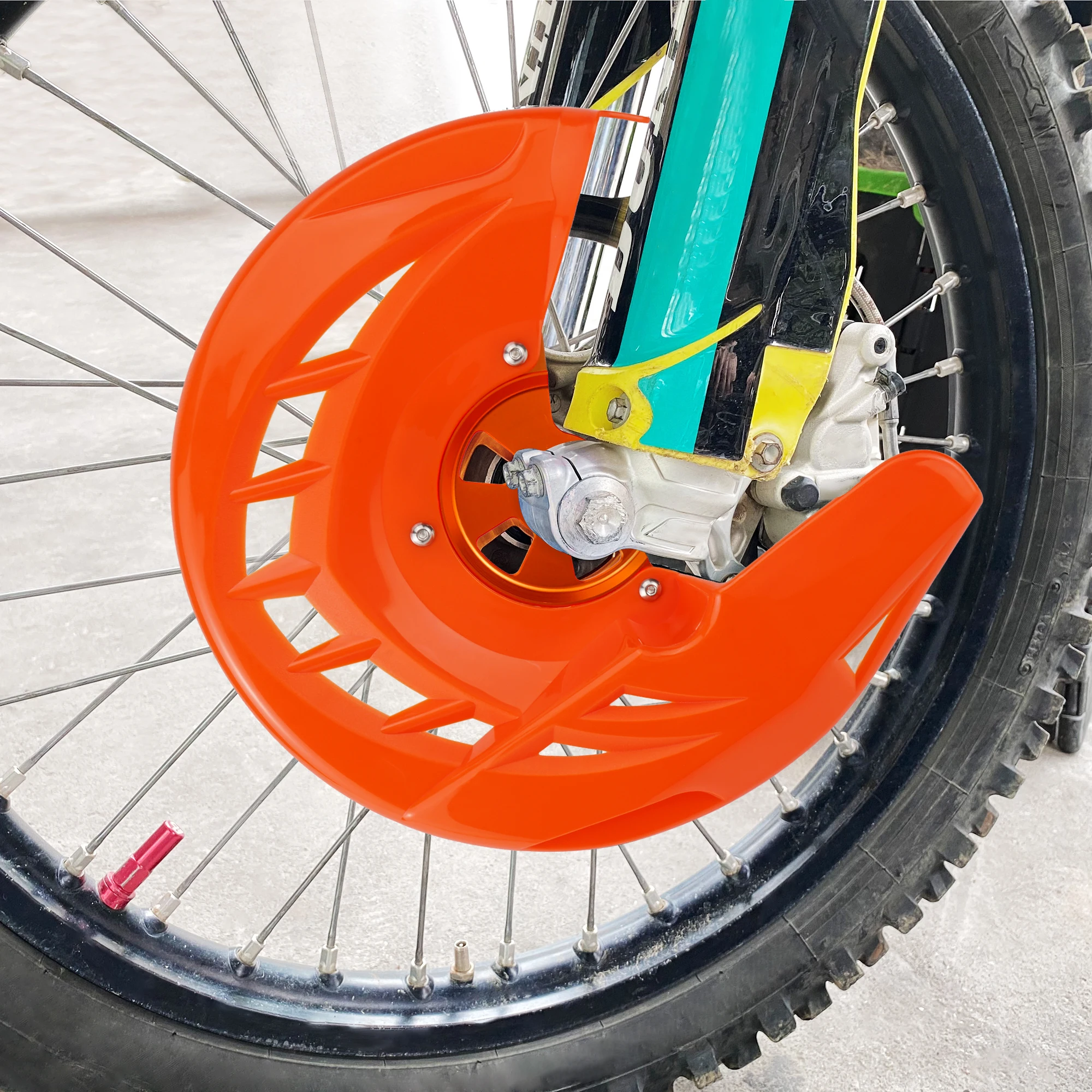 For GasGas EC 300 EC 250 ECF 350 MC 125 MC250F EXF 350 450 2021-2025 Front Brake Disc Guard For KTM EXC 300 For Husqvarna TE 300