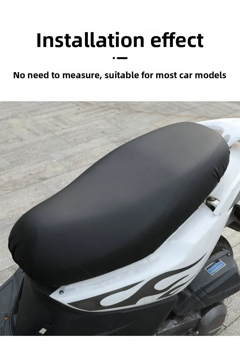 Motorcycle Seat Covers Protector Universal For Autocycle Seat Cushion Waterproof Pu Leather Anti Scratch Cover Mats