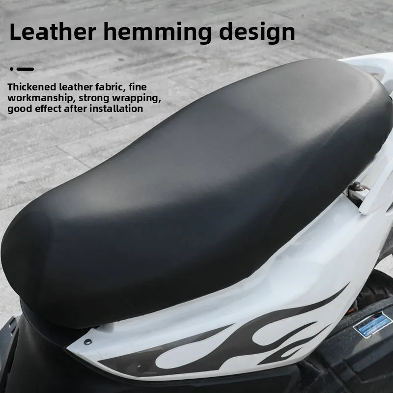 Motorcycle Seat Covers Protector Universal For Autocycle Seat Cushion Waterproof Pu Leather Anti Scratch Cover Mats
