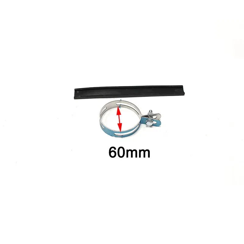 Motorcycle Exhaust Muffler Clamp Exhaust Pip Supporting Bracket Fixed Ring Hanger Band Fixture 60/88mm Support Bracket