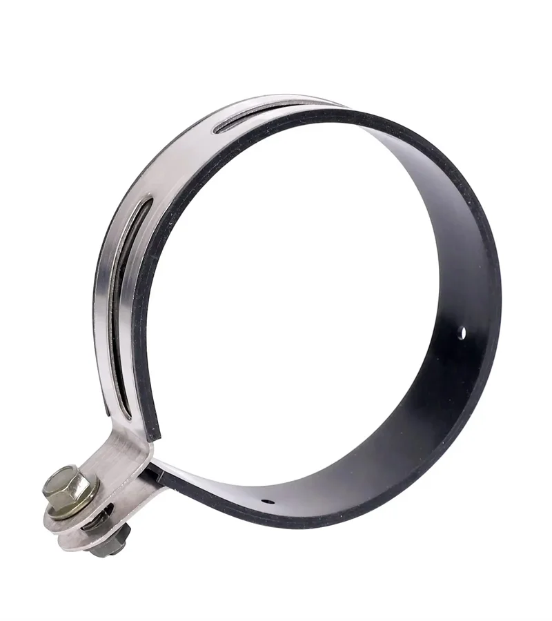 Motorcycle Exhaust Muffler Clamp Exhaust Pip Supporting Bracket Fixed Ring Hanger Band Fixture 60/88mm Support Bracket