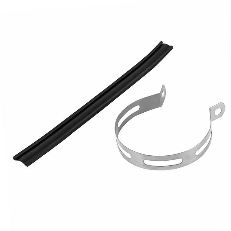 Motorcycle Exhaust Muffler Clamp Exhaust Pip Supporting Bracket Fixed Ring Hanger Band Fixture 60/88mm Support Bracket