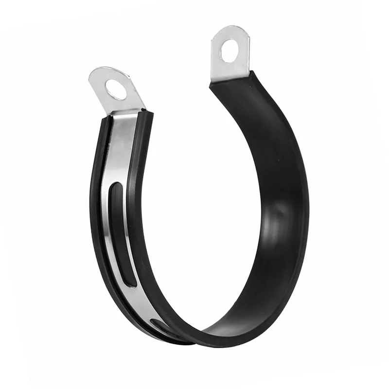 Motorcycle Exhaust Muffler Clamp Exhaust Pip Supporting Bracket Fixed Ring Hanger Band Fixture 60/88mm Support Bracket