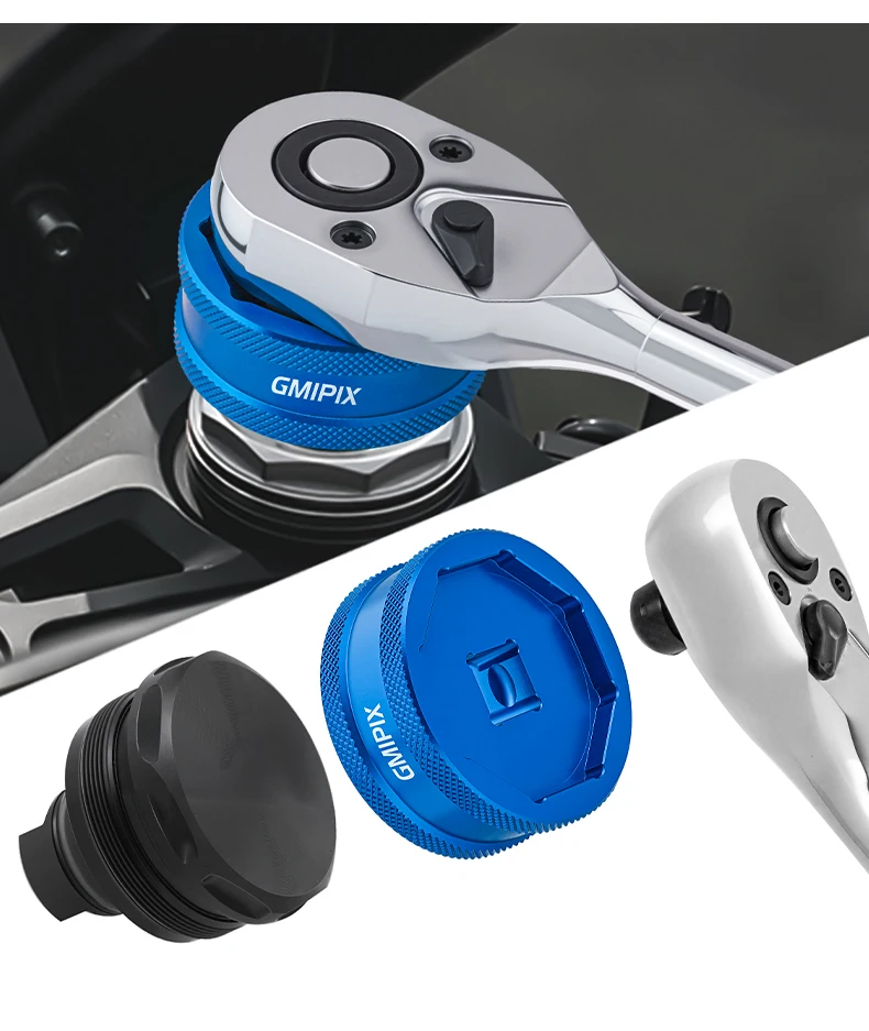 GMIPIX Fork Cap Socket 40-41mm 42-43mm 44-45mm Fork Cap Removal Installation Tool Motorcycle Repair for ZX-4R ZX-10R V4 1300GS