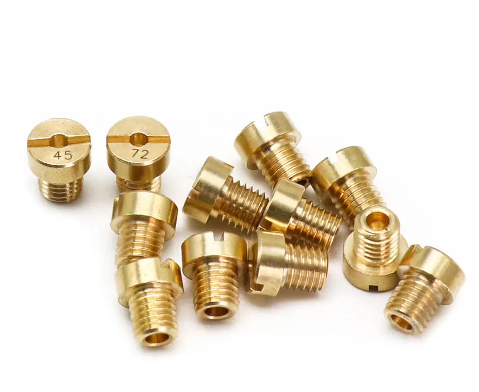 ZSDTRP 12pcs M5 Thread Replacement #30-#135 Carburetor Jets For Dellorto SHA PHBG Carb main Injector nozzle NC PHVA Pilot Jet