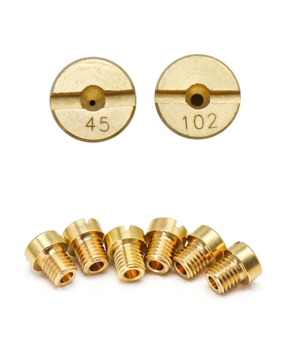 ZSDTRP 12pcs M5 Thread Replacement #30-#135 Carburetor Jets For Dellorto SHA PHBG Carb main Injector nozzle NC PHVA Pilot Jet