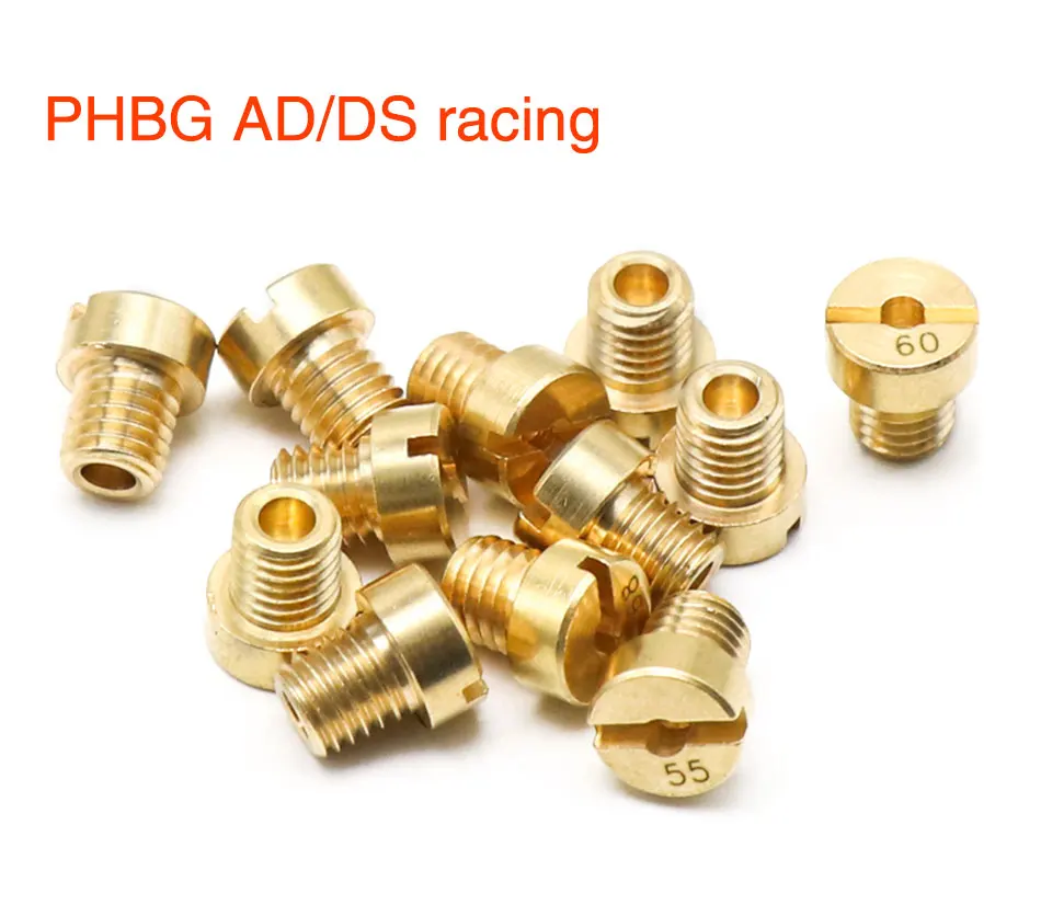 ZSDTRP 12pcs M5 Thread Replacement #30-#135 Carburetor Jets For Dellorto SHA PHBG Carb main Injector nozzle NC PHVA Pilot Jet