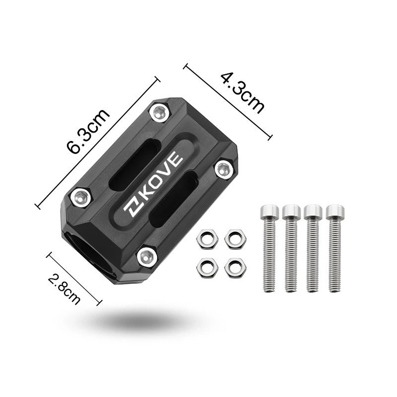 Engine Crash bar Bumper Trim Protection Block Motorcycle Accessories For KOVE 800X Pro/Rally 525X 500X 400X 800 525 500 400 X