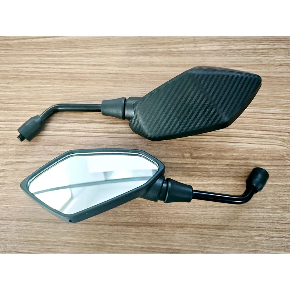 Universial 8mm 10mm Electromobile Back Side Convex Motorcycle Mirror Handle Bar End Side Rearview Mirrors for Scooter E-Bike