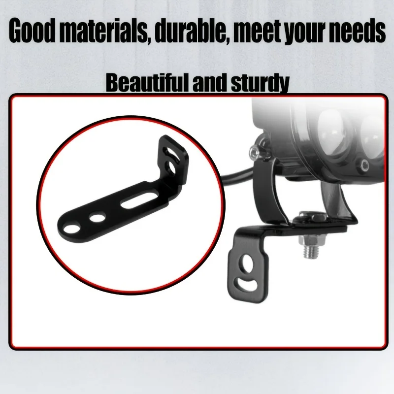 L Shape Bracket For Motorcycle LED Light Multi Functional Headlight Bracket For Fender Motorcycle Auxiliary Light Mount Holder