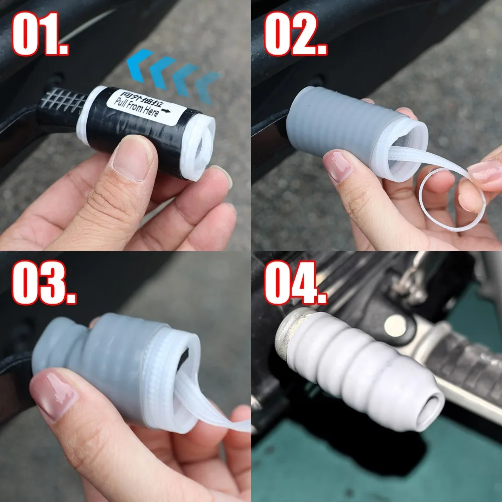 Motorcycle Shifter Protector Gear Lever Pedal Cover Soft Silicone Sleeve Universal Moto Accessories Shoe Protection Accessories