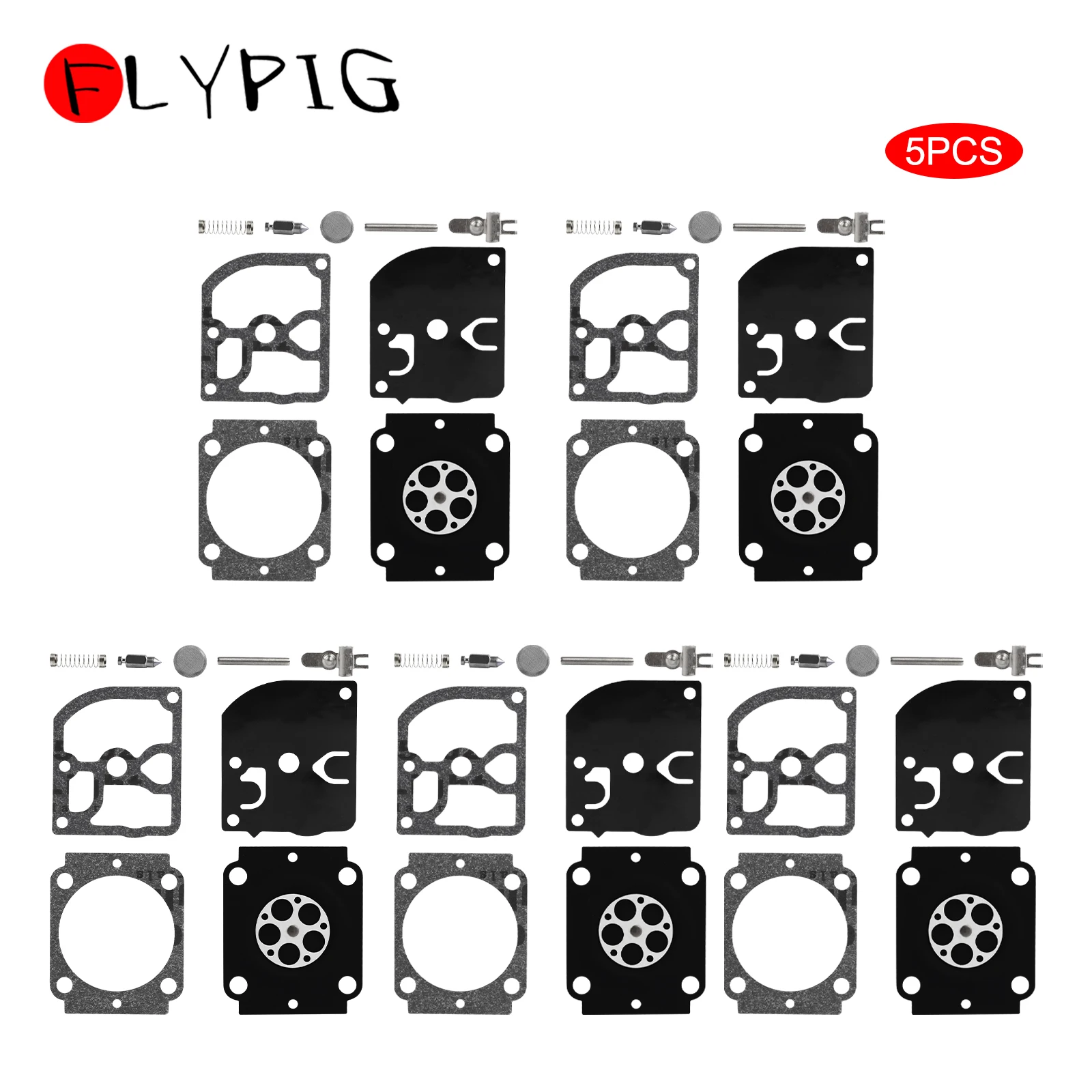 5x Carb Carburetor Rebuild Repair Kit Diaphragm Gasket for Sthil 017 018 MS180 MS170 BG66 BG86 ZAMA RB-155 RB 155 RB-164 C1M-S14