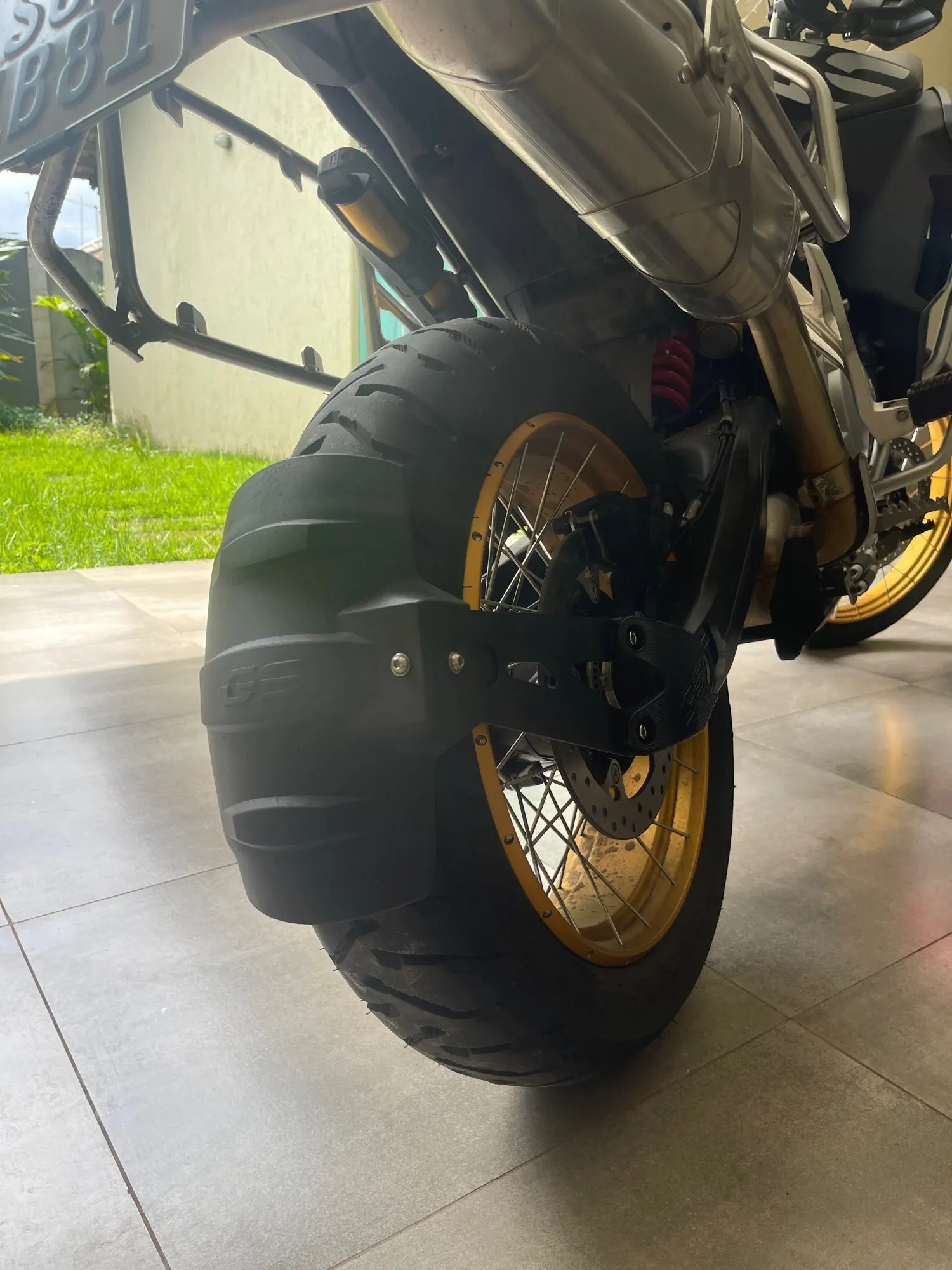 F850GS Adventure F 850 750 GS adv Motorcycle Wheel Hugger Mudguard For BMW F750GS Rear Fender Mud Cover Hugger Mudflap Guard