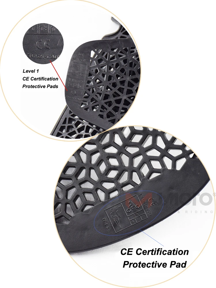 Motorcycle Armor CE certified Jacket Insert Back Protector Thicken High elasticity Rider Armor Back Spine Protective Pad