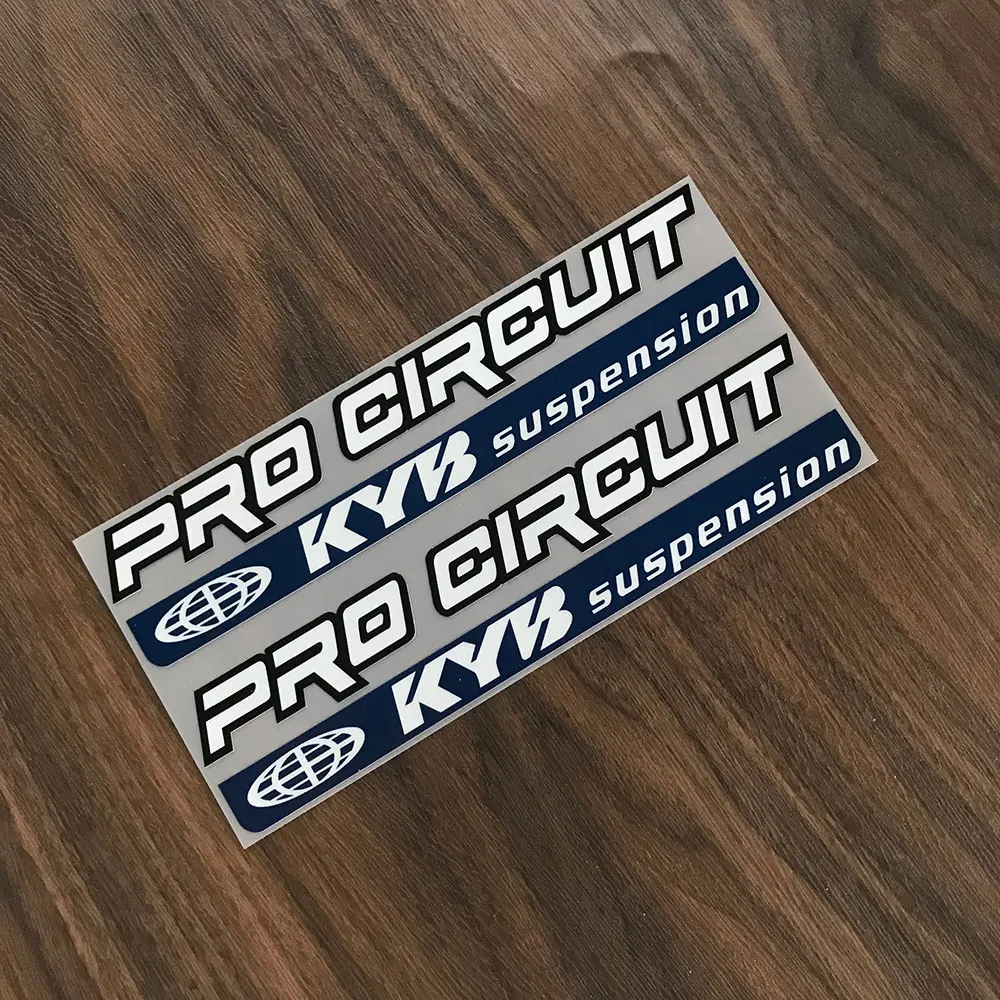 Reflective KYB Racing Suspension Shock Motorcycle Accessories Decal Sticker For Kawasaki Z900 MT07 Tmax Suzuki Benelli KTM Honda