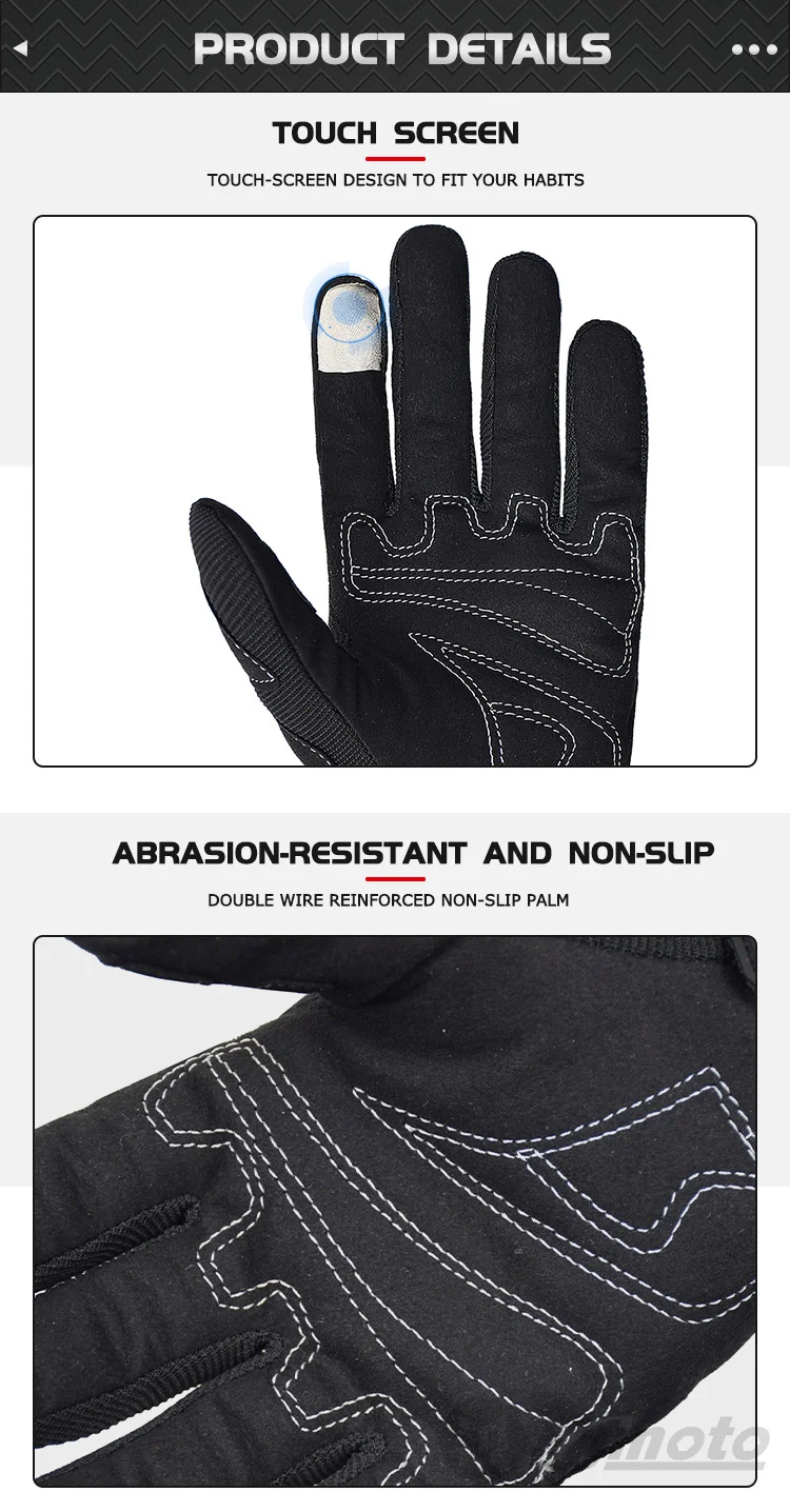 Suomy Motorcycle Gloves Summer Mesh Breathable Moto Gloves Men Women Touch Screen Motocross Gloves Touch Screen Cycling Gloves