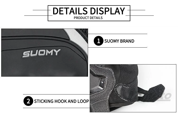 Suomy Motorcycle Gloves Summer Mesh Breathable Moto Gloves Men Women Touch Screen Motocross Gloves Touch Screen Cycling Gloves