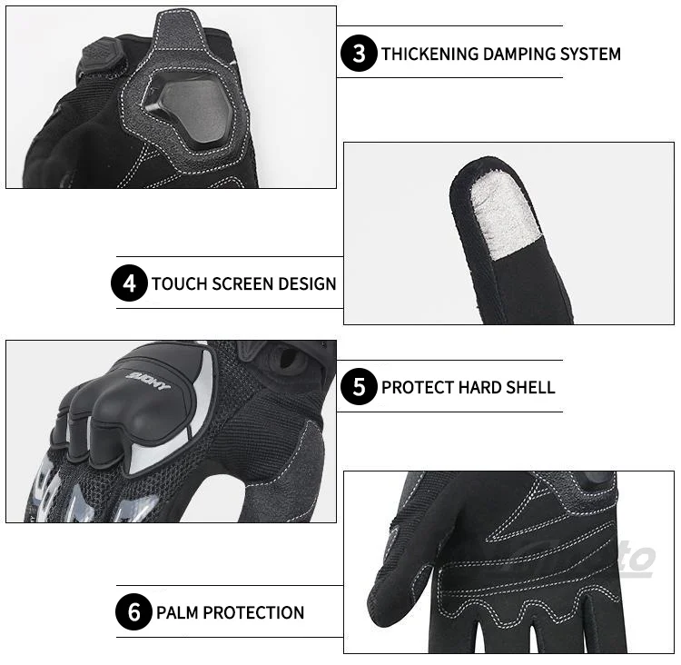 Suomy Motorcycle Gloves Summer Mesh Breathable Moto Gloves Men Women Touch Screen Motocross Gloves Touch Screen Cycling Gloves