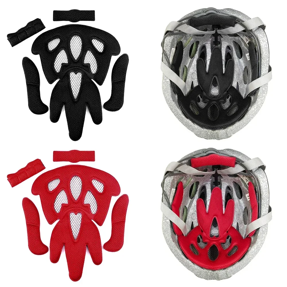 1 set Helmet Inner Sealed Sponge Padding Kits Replacement Motorcycle Bicycle Cycling Helmet Universal Foam Pads Set