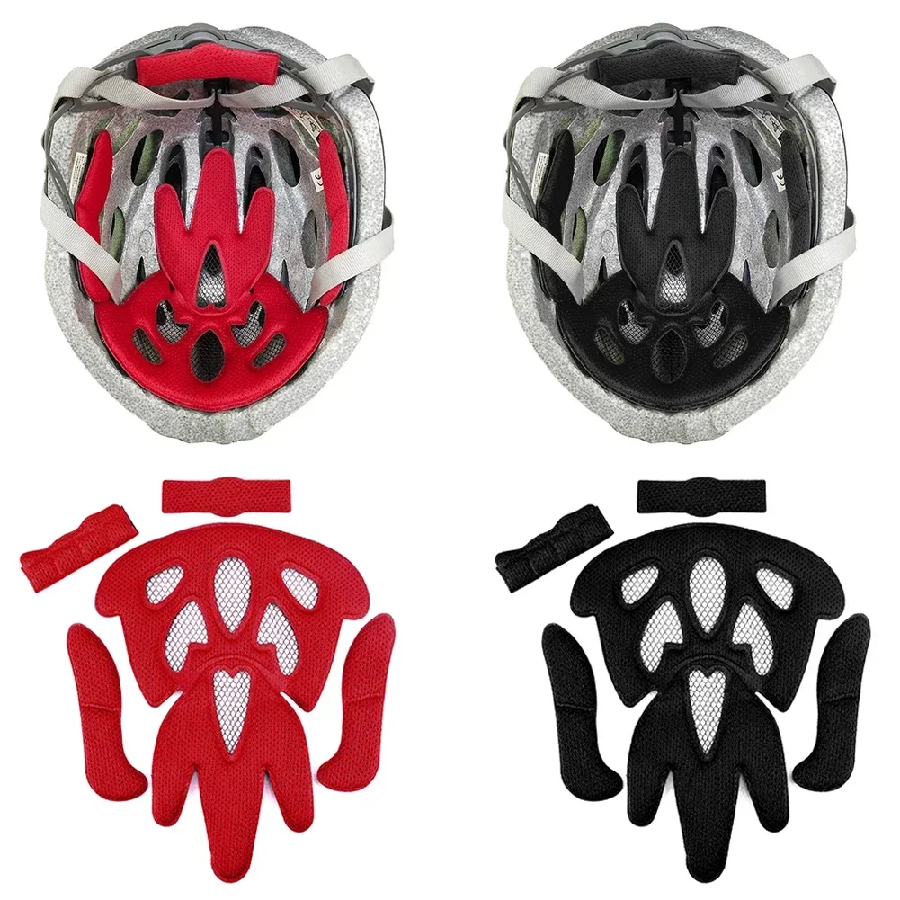 1 set Helmet Inner Sealed Sponge Padding Kits Replacement Motorcycle Bicycle Cycling Helmet Universal Foam Pads Set