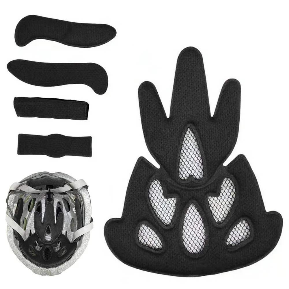 1 set Helmet Inner Sealed Sponge Padding Kits Replacement Motorcycle Bicycle Cycling Helmet Universal Foam Pads Set