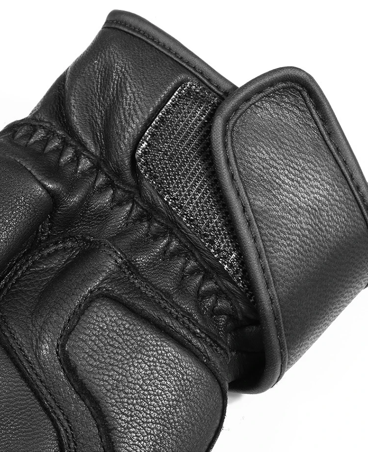 Real Leather Motorcycle Gloves Waterproof Windproof Winter Warm Summer Breathable Touch Operate Guantes Moto Fist Palm Protect