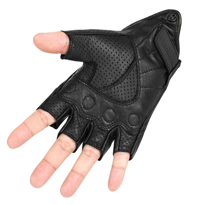 Real Leather Motorcycle Gloves Waterproof Windproof Winter Warm Summer Breathable Touch Operate Guantes Moto Fist Palm Protect