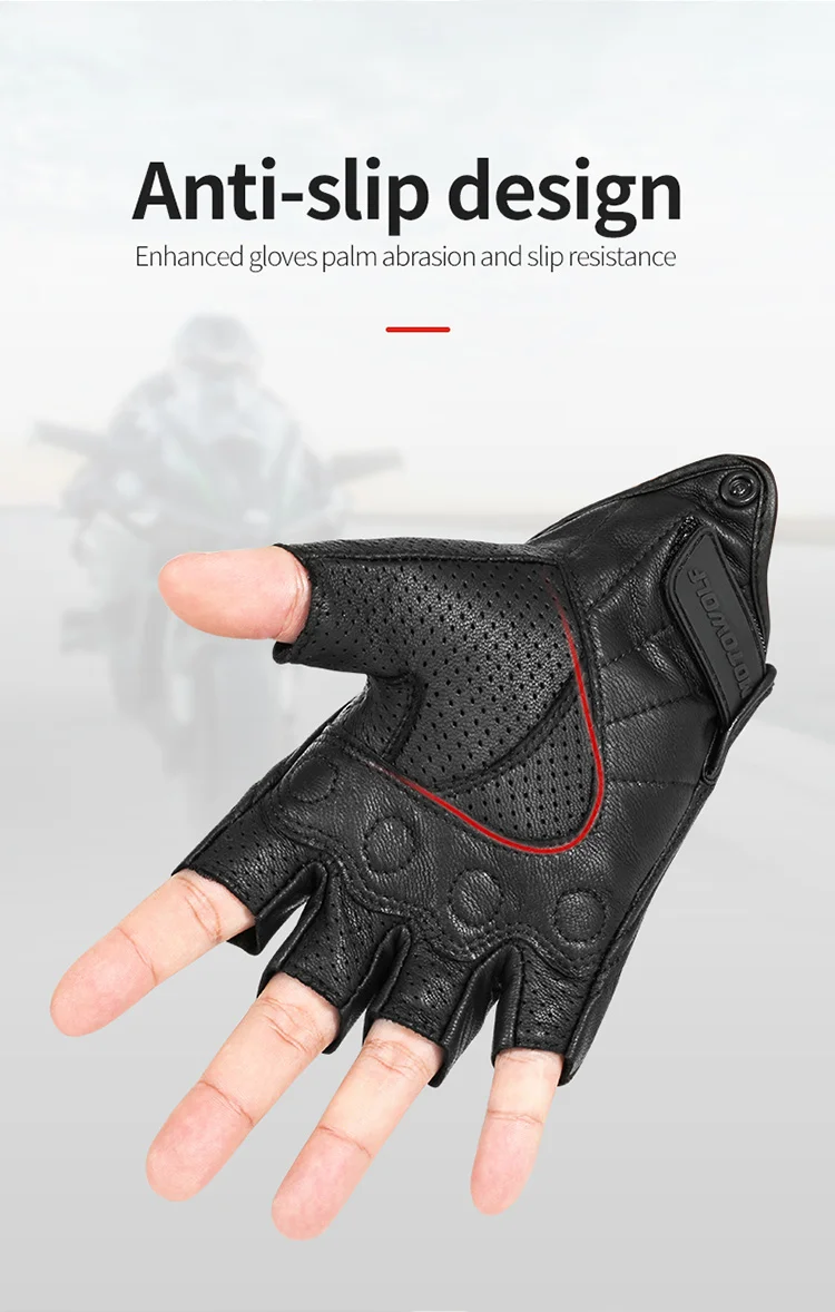 Real Leather Motorcycle Gloves Waterproof Windproof Winter Warm Summer Breathable Touch Operate Guantes Moto Fist Palm Protect