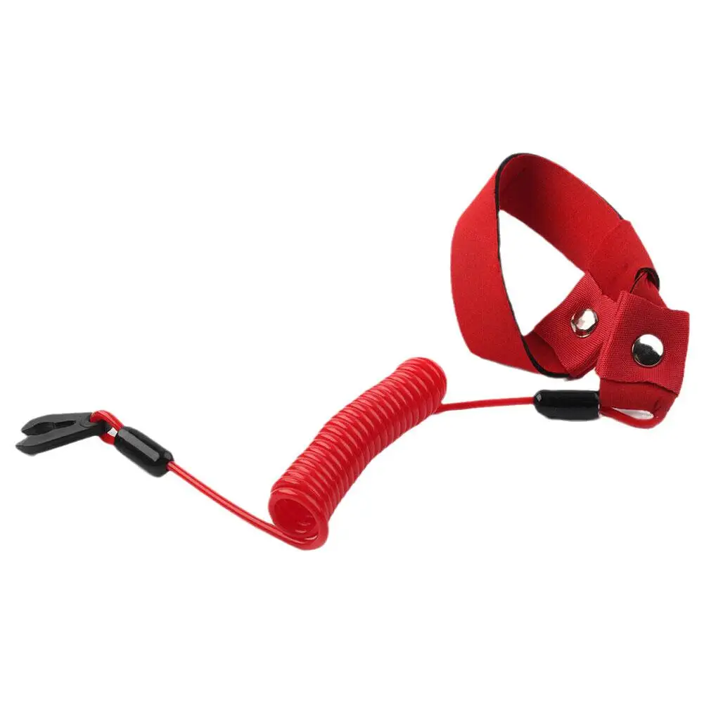 Motorboat Engine Emergency Stop Band Cord Rope Stop Kill Key Floating Safety Wrist Lanyard For Yamaha Jet Ski Wave Runner