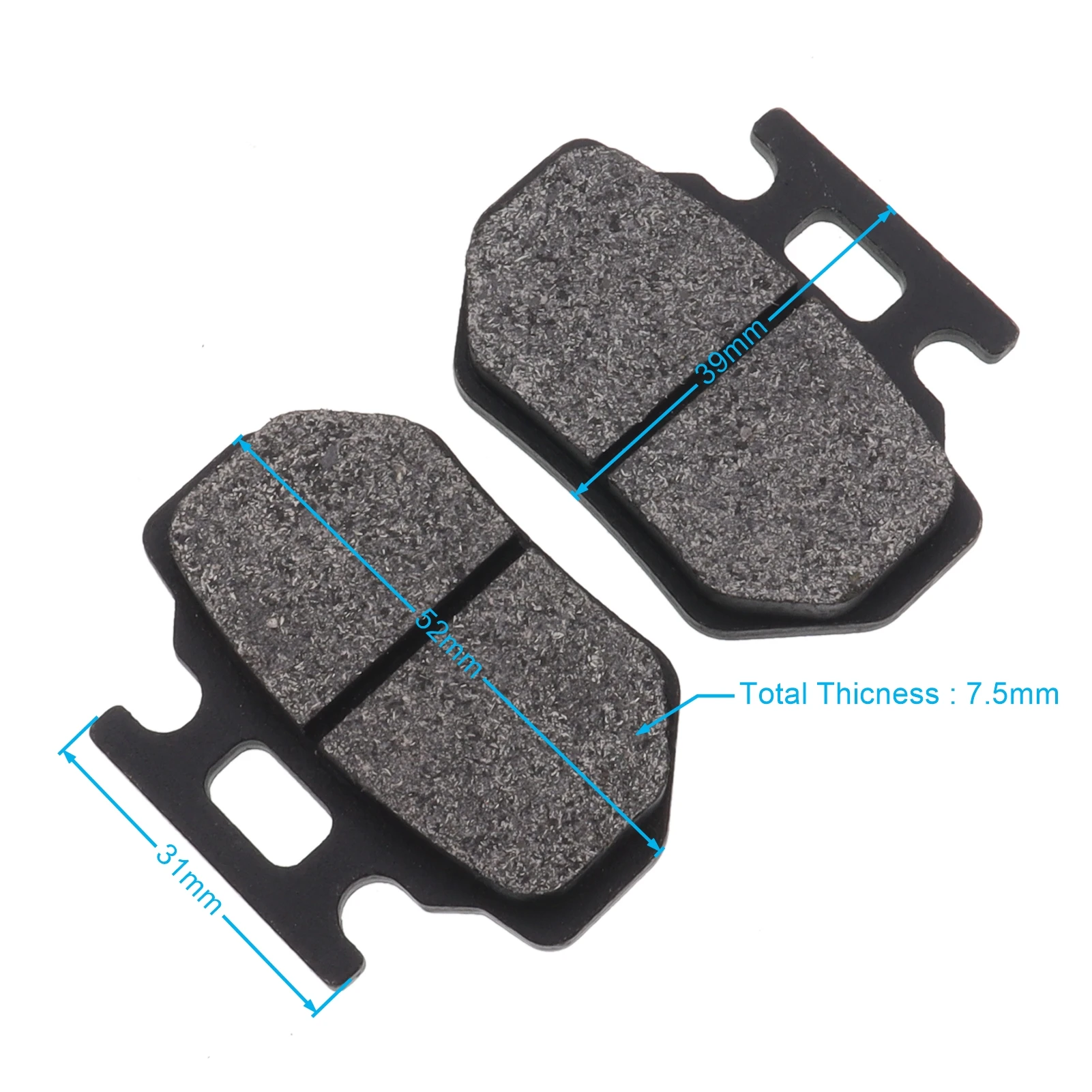 1 Pair Disc Brake Shoe Pad for 50cc 70cc 90cc 110cc ATV Quad Taotao Roketa Sunl Kazuma Sunl 4 Wheeler