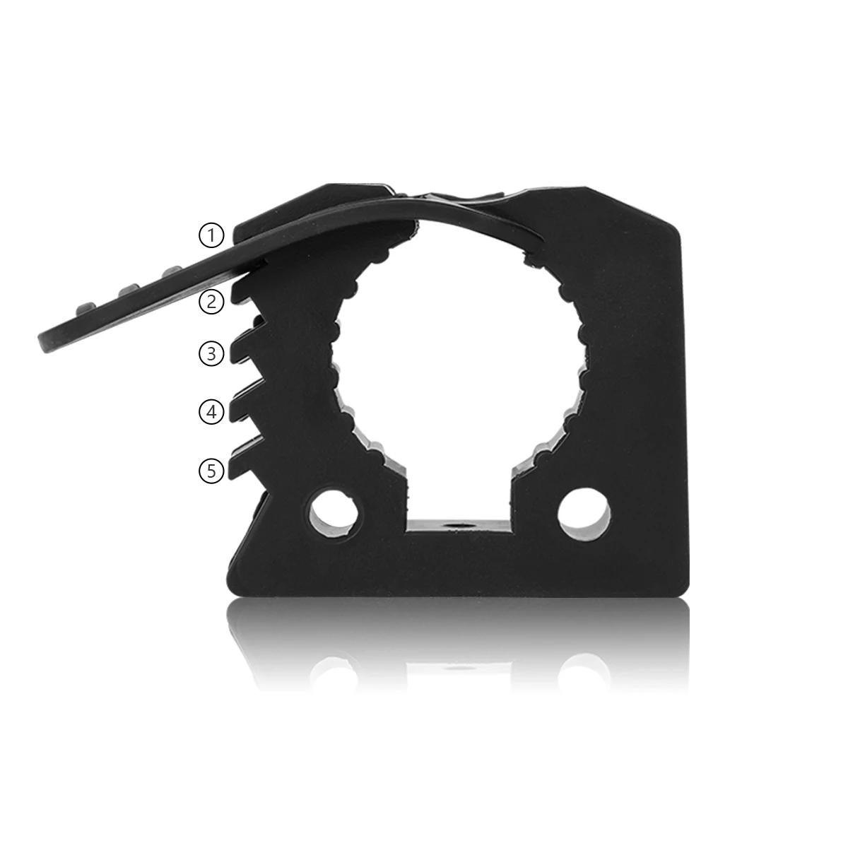 1-8pcs Rubber Clamps Quick Release Mounting Clamps 30-40mm for Car Off Road Truck Trailer RV Boat Accessories Mounting Tools