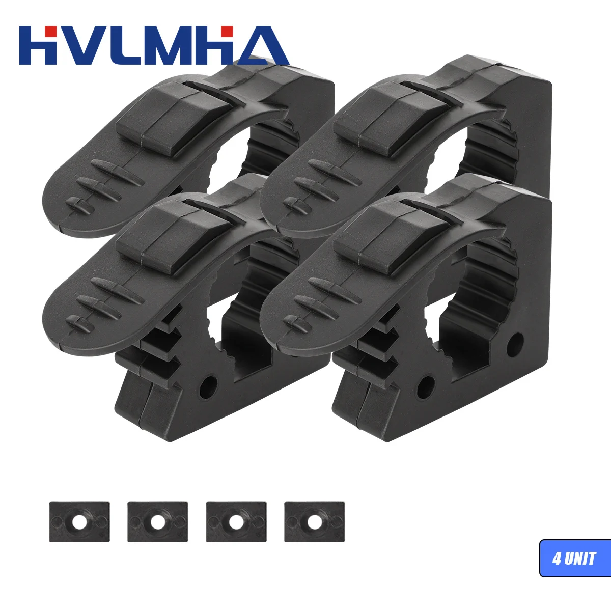 1-8pcs Rubber Clamps Quick Release Mounting Clamps 30-40mm for Car Off Road Truck Trailer RV Boat Accessories Mounting Tools