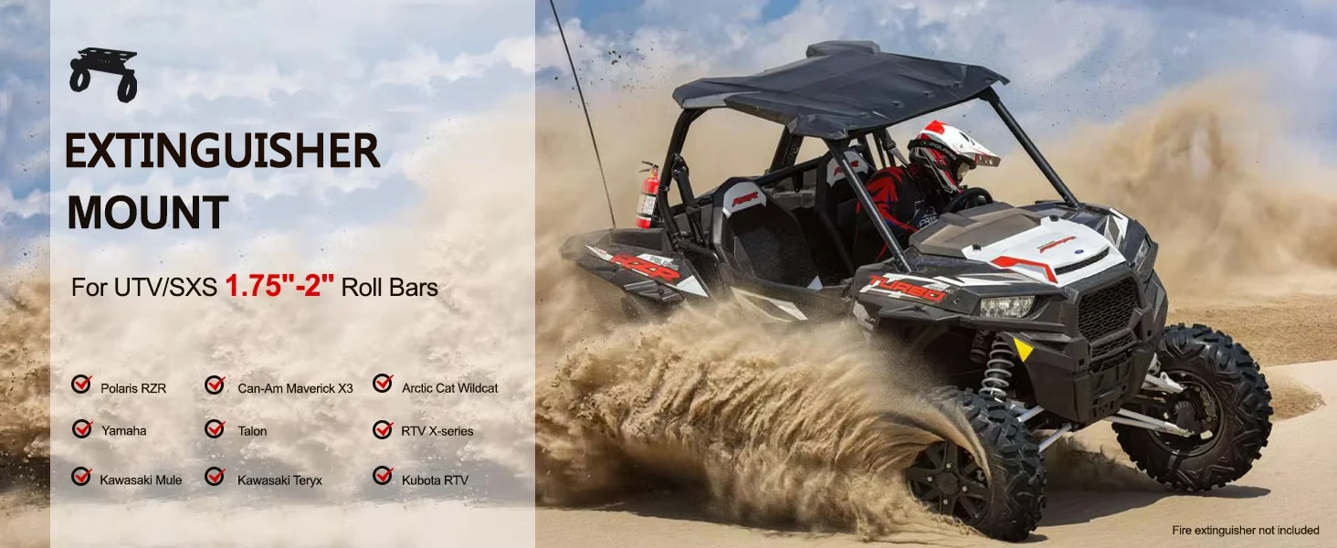 For Can Am Maverick X3 Polaris RZR Universal Car Accessories UTV Car Mount Kits for 1.75"-2" Roll Cage