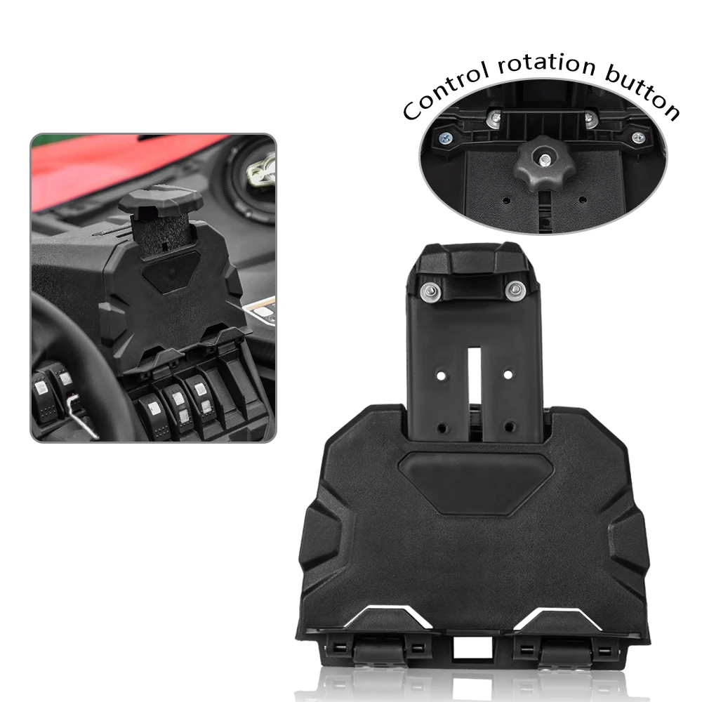 Smartphone Bracket With Integrated Storage Models Box Organizer Tray For 2017-2023 Can Am Maverick X3 Accessories 715002874