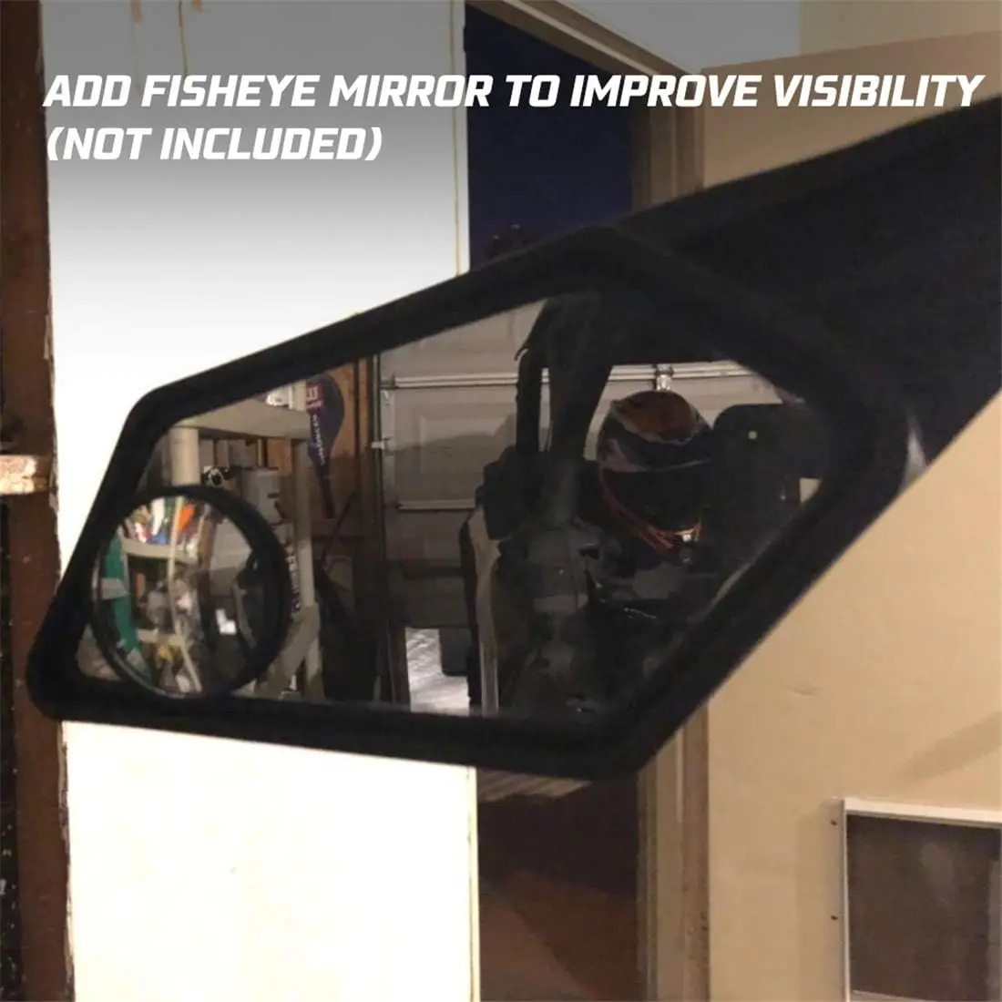 2Pcs UTV Side View Mirrors Rearview Mirror For Can Am Maverick X3 Max Turbo R 2017-2022