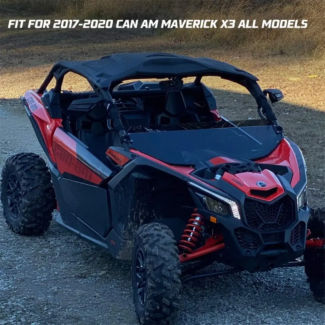 2Pcs UTV Side View Mirrors Rearview Mirror For Can Am Maverick X3 Max Turbo R 2017-2022